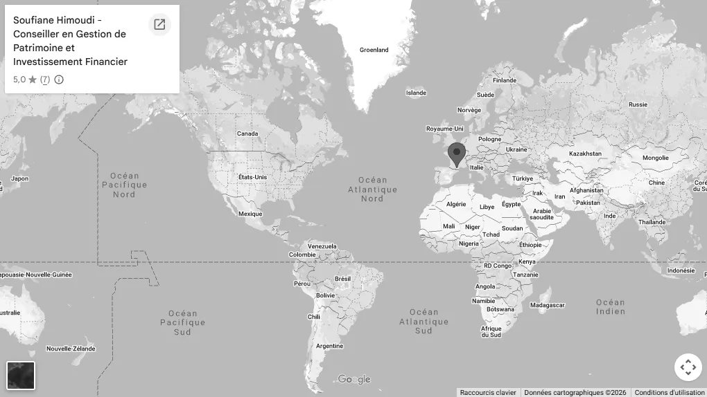 Aperçu de la localisation du cabinet